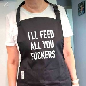 I'll feed all you fuckers apron up to XXL